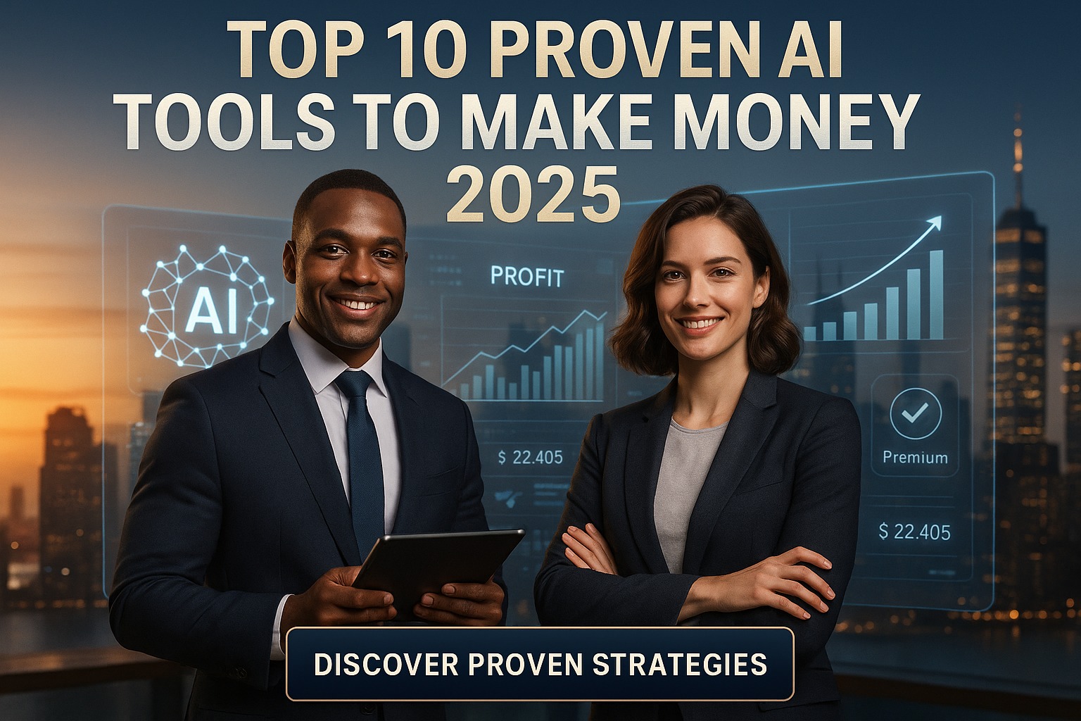Top 10 Proven AI Tools To Make Money 2025