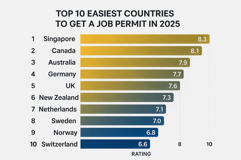 Easiest Country To Get Job Permit