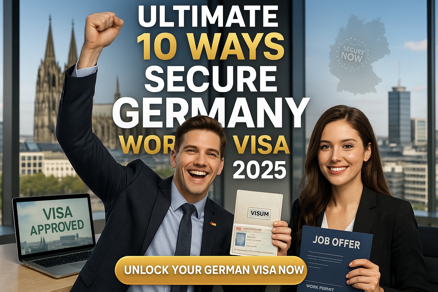 A guide to securing a Germany Work Visa in 2025 with top strategies and job application advice