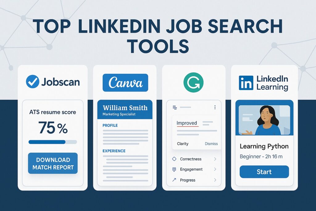 how to use LinkedIn Top Job Search Tools