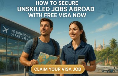 Unskilled Jobs Abroad With Free Visa